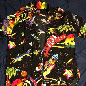 Vintage Planet Hollywood button up shirt